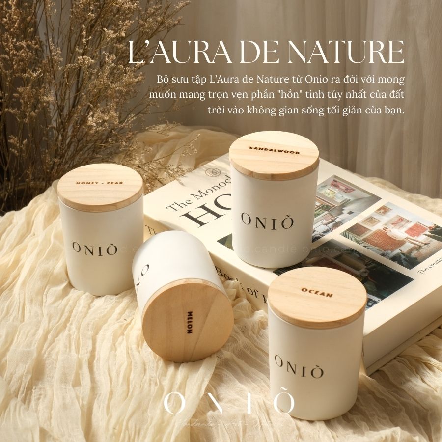 Nến thơm cao cấp L’Aura de Nature - ONIÕ