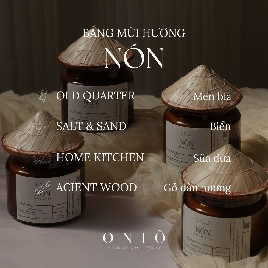Nến Nón - BST Tinh Hoa Đất Việt ONIÕ