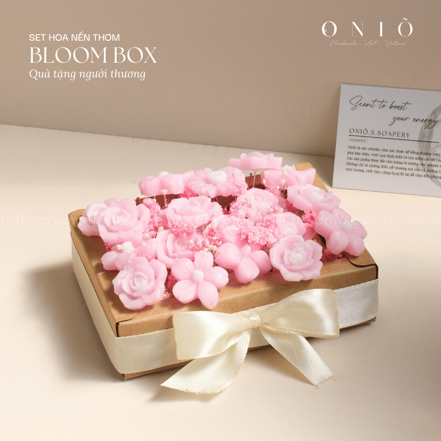 Set hoa nến thơm Bloom Box (hương thơm dịu nhẹ) - ONIÕ