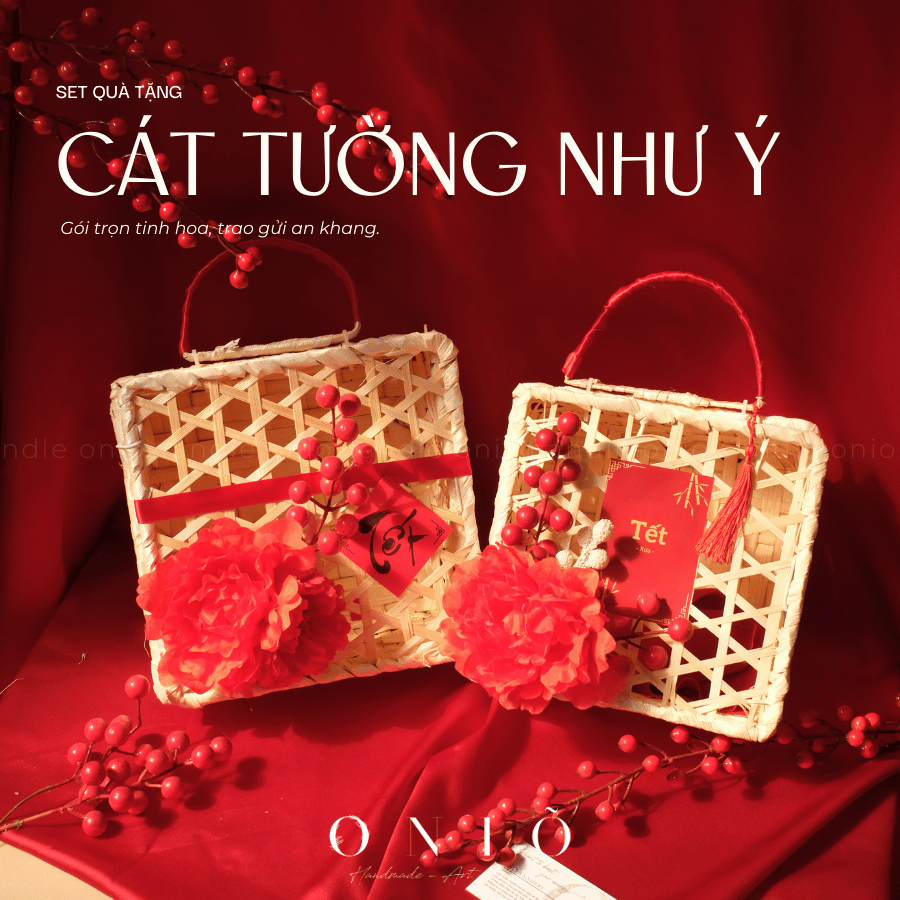 ONIÕ Set quà tặng CÁT TƯỜNG NHƯ Ý - BST Tinh Hoa Tết Việt
