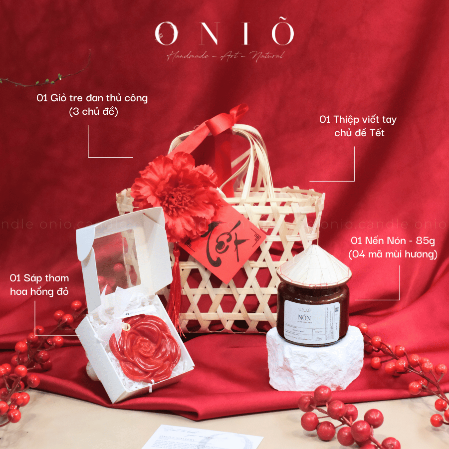 ONIÕ Set quà tặng NẾP XƯA - BST Tinh Hoa Tết Việt