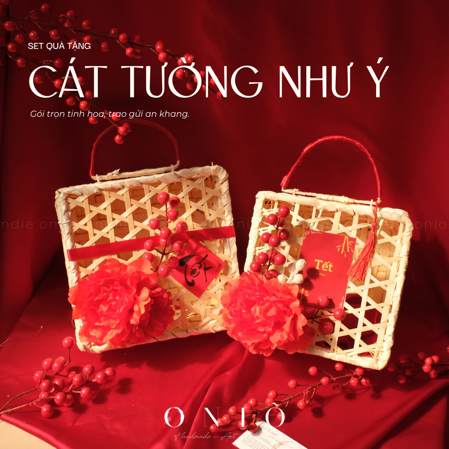 ONIÕ Set quà tặng CÁT TƯỜNG NHƯ Ý - BST Tinh Hoa Tết Việt
