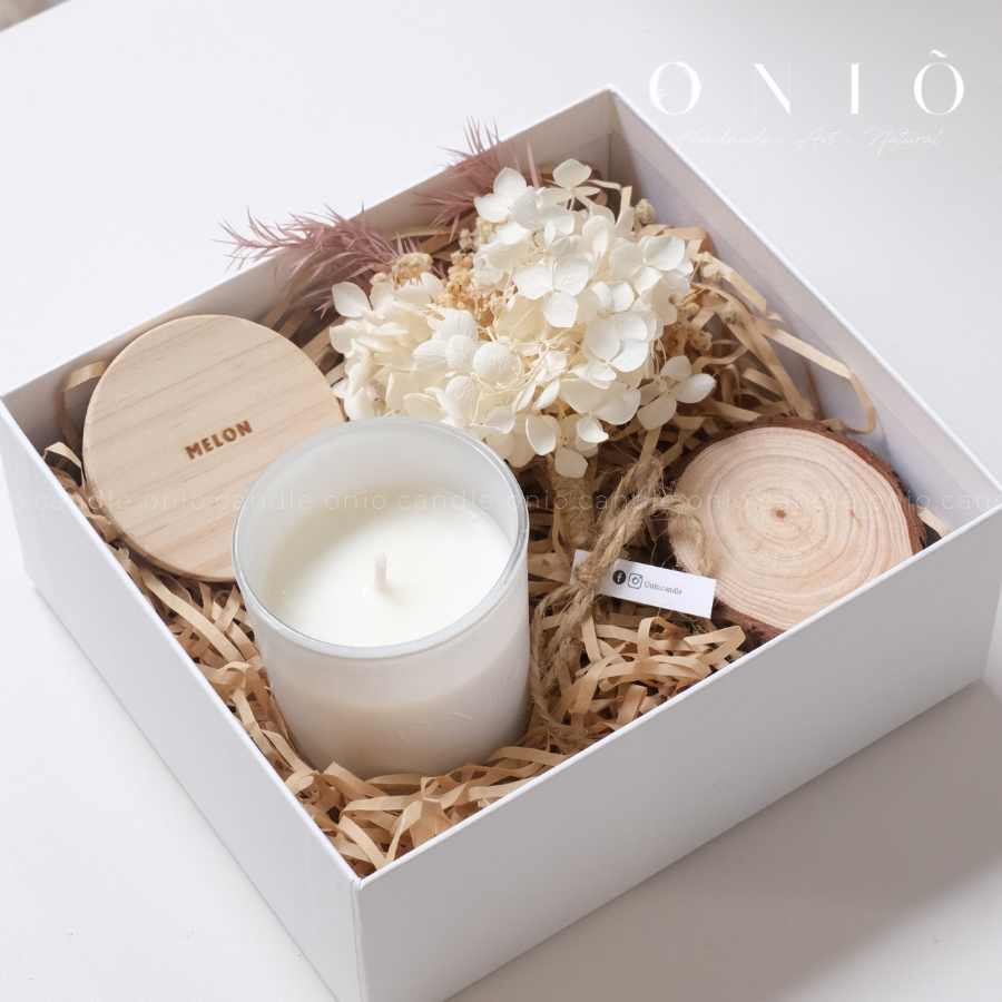 Set Quà Tặng Nến Thơm Cao Cấp THE LIGHT MUSE (Hộp 20x18x8) - ONIÕ