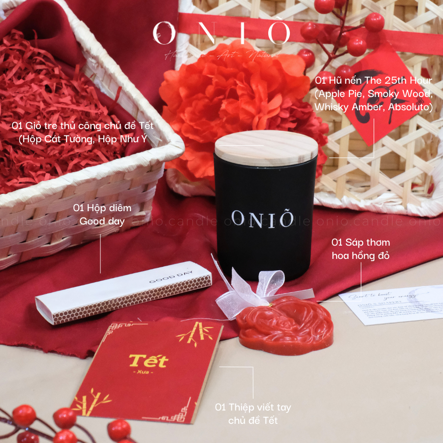 ONIÕ Set quà tặng CÁT TƯỜNG NHƯ Ý - BST Tinh Hoa Tết Việt