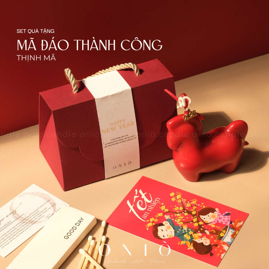 ONIÕ Set quà tặng MÃ ĐÁO THÀNH CÔNG - BST Tinh Hoa Tết Việt
