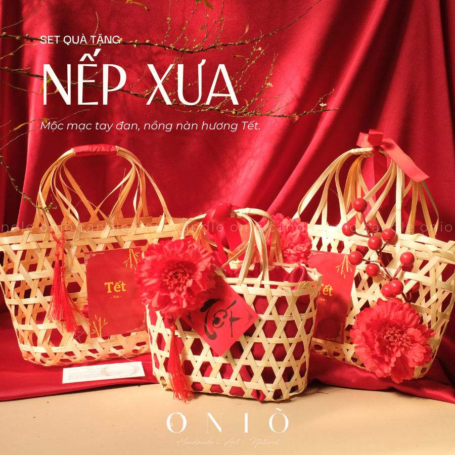 ONIÕ Set quà tặng NẾP XƯA - BST Tinh Hoa Tết Việt