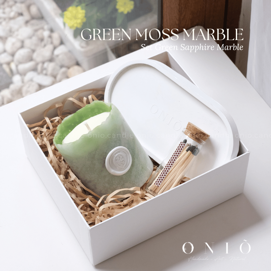 Set Quà Tặng Nến Thơm Cao Cấp MARBLE - ONIÕ