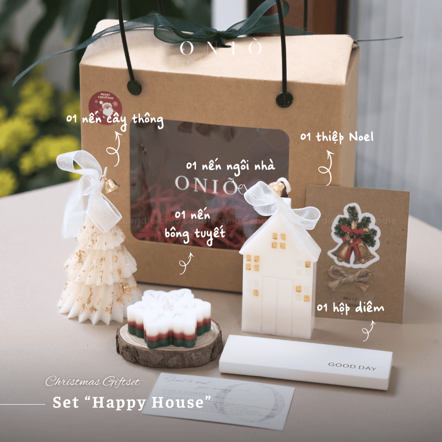 Set Happy House (18,8x16,5x9,2cm)
