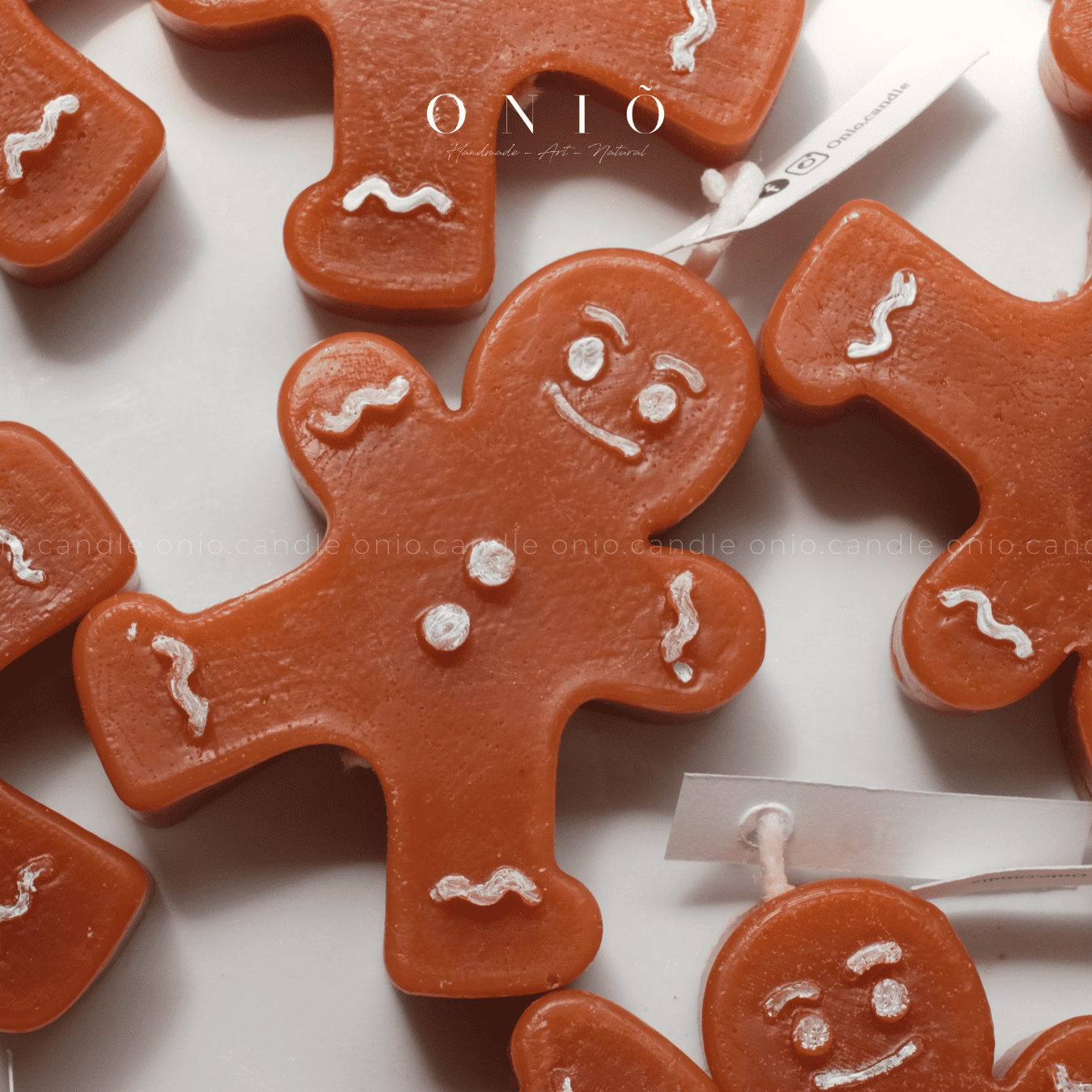 Gingerbread Man Candle - Nến bánh gừng (35g - 6,5x2x7cm)