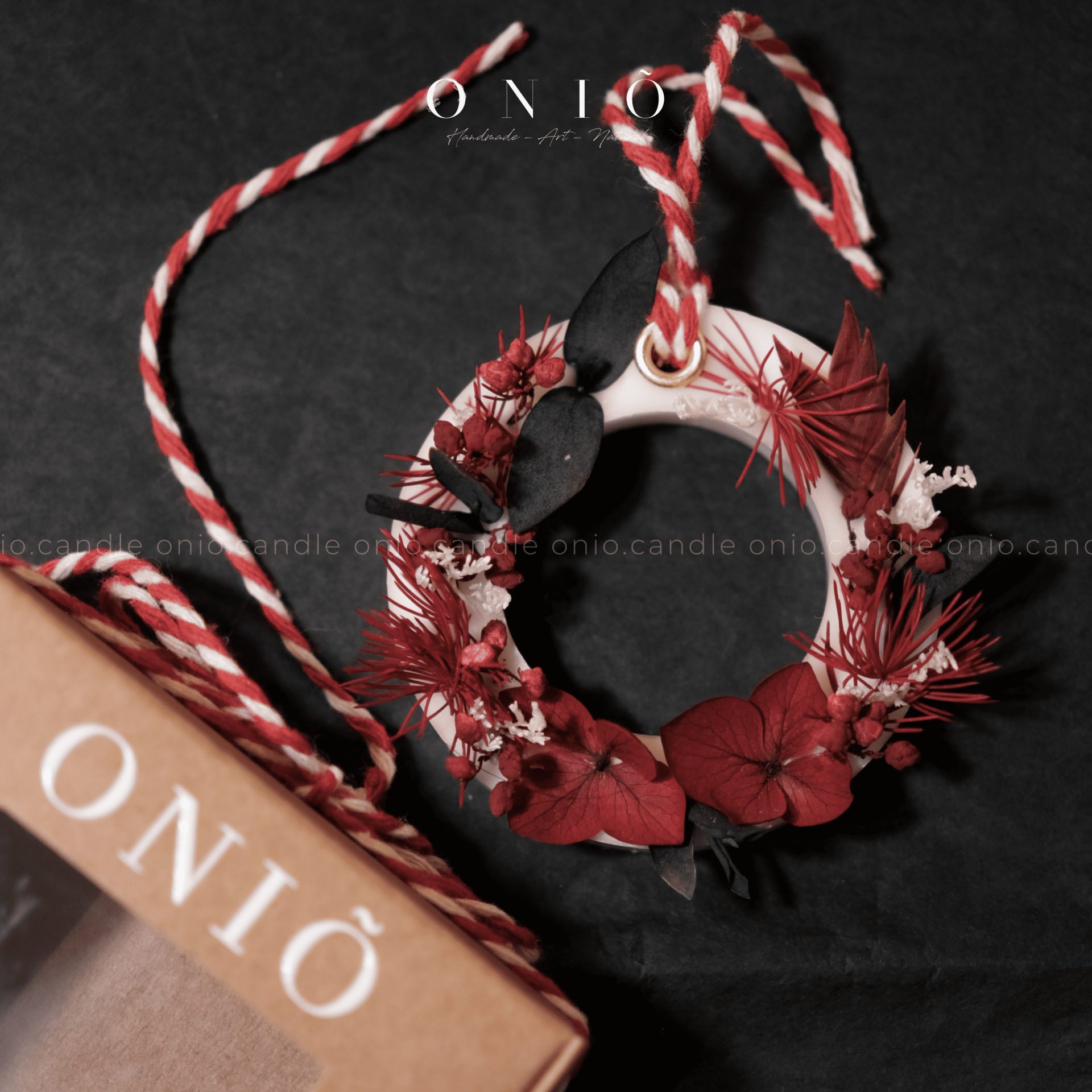 02 - Sáp vòng decor thảo mộc khô (15g - 6cm)