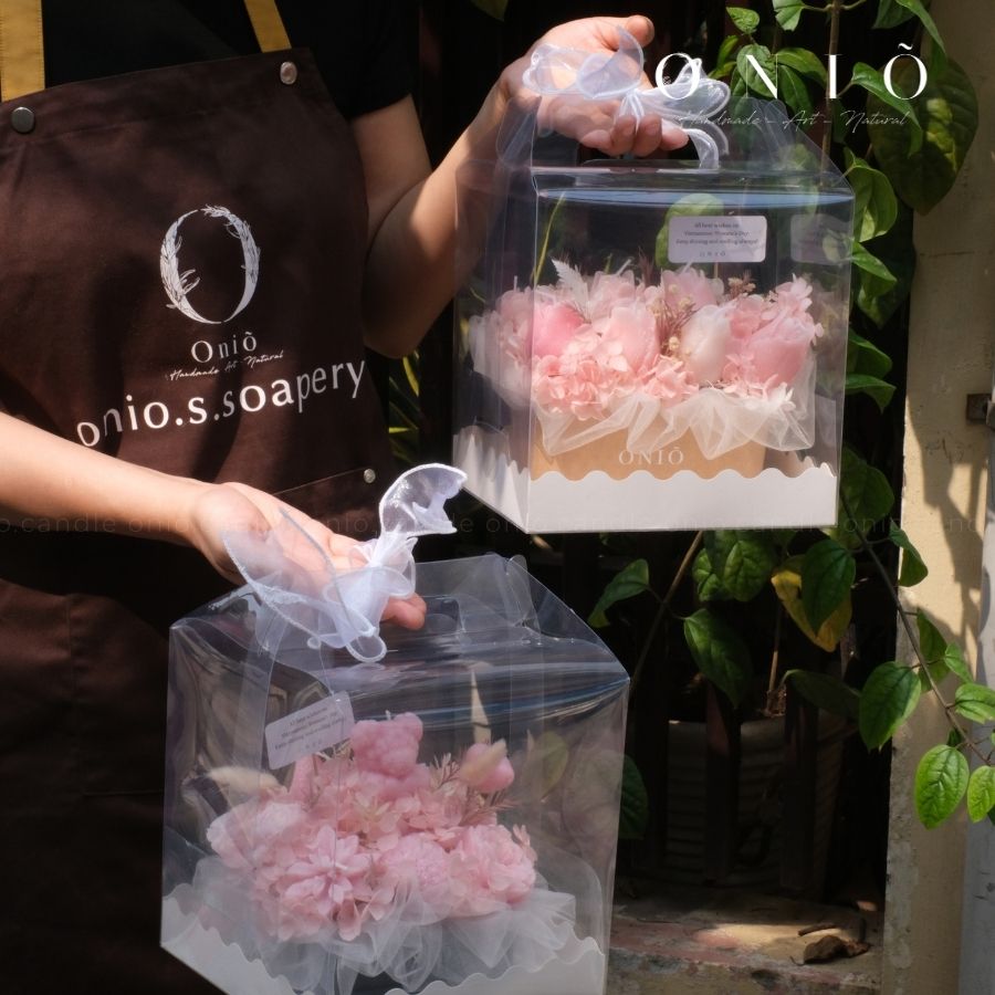 Hoa nến thơm bông tulip, Quà tặng sinh nhật, quà tặng tốt nghiệp - Tulip Blossom Candle - ONIÕ