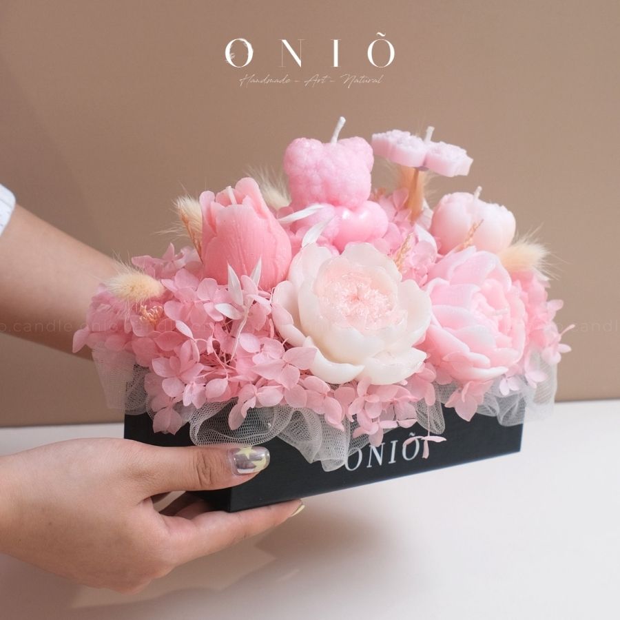 Hoa nến thơm - Quà tặng sinh nhật, quà tặng tốt nghiệp - Aurora Candle - ONIÕ