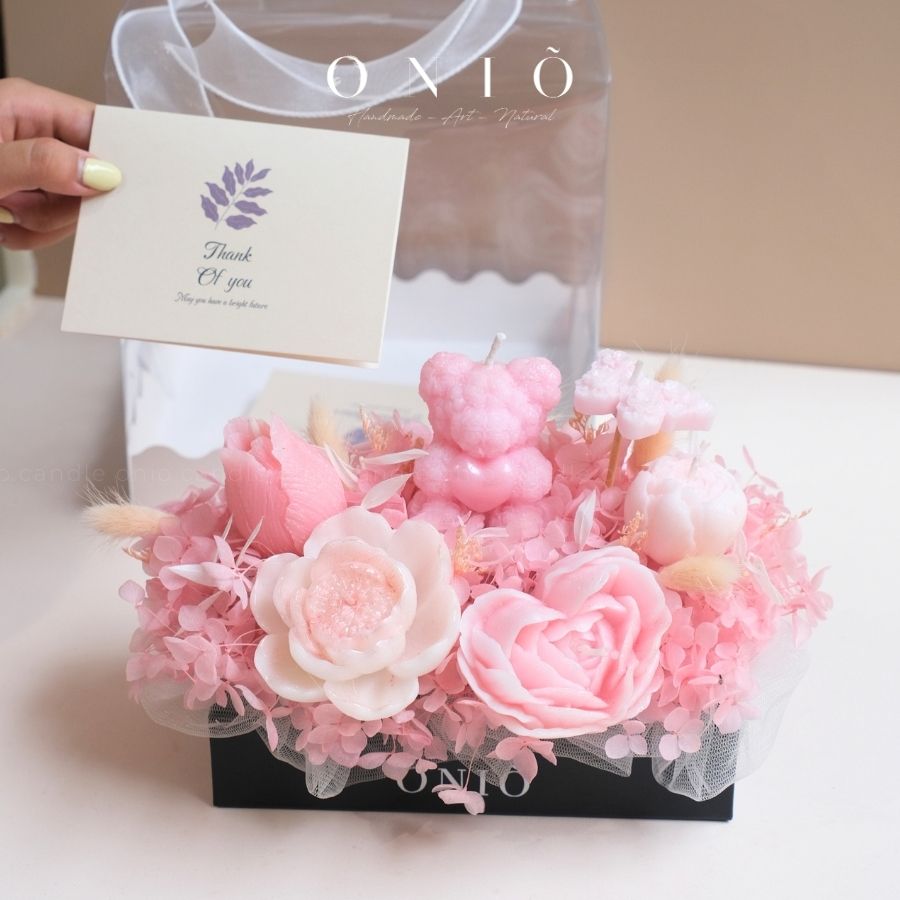Hoa nến thơm - Quà tặng sinh nhật, quà tặng tốt nghiệp - Aurora Candle - ONIÕ