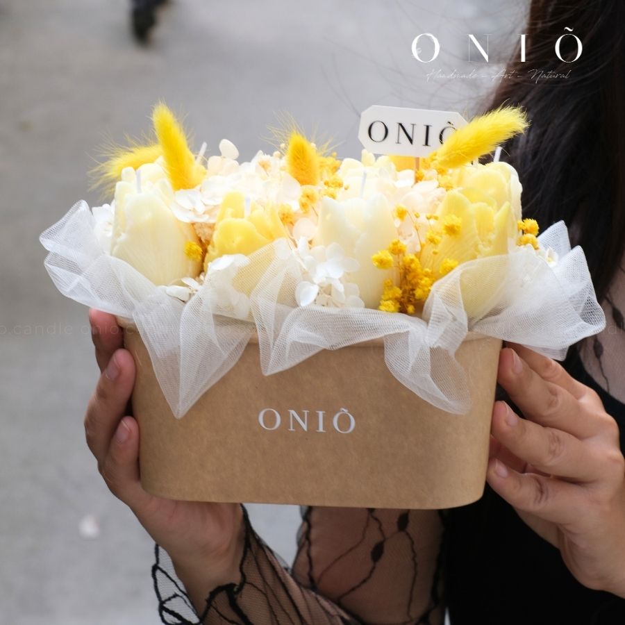 Hoa nến thơm bông tulip, Quà tặng sinh nhật, quà tặng tốt nghiệp - Tulip Blossom Candle - ONIÕ