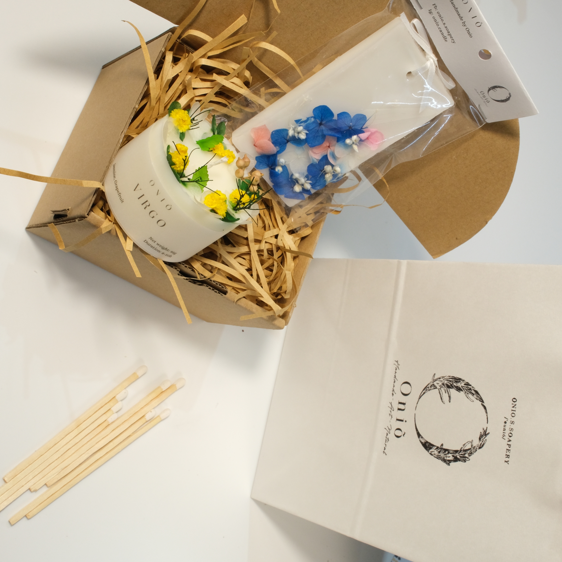 set quà tặng độc đáo của brand nến thơm onio