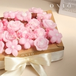Hoa sáp thơm tone hồng, Hương thơm tinh dầu, quà tặng sinh nhật, quà tặng tốt nghiệp - Bloom Box - ONIÕ