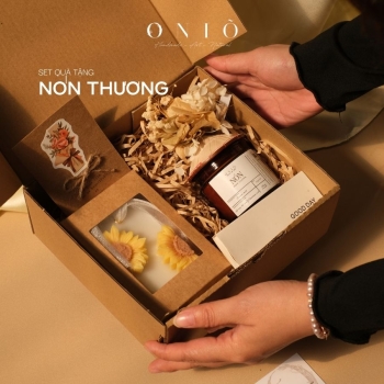 Set quà tặng Nón Thương - Hương thơm tinh dầu, quà lưu niệm Việt Nam, BST Đất Việt - ONIÕ