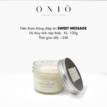 Nến thơm thông điệp bí mật