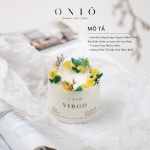 Nến thơm thủ công trụ thấp chủ đề 12 cung hoàng đạo