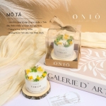 Nến trụ hoa lá ZODIAC COLLECTION 12 CUNG HOÀNG ĐẠO - ONIÕ