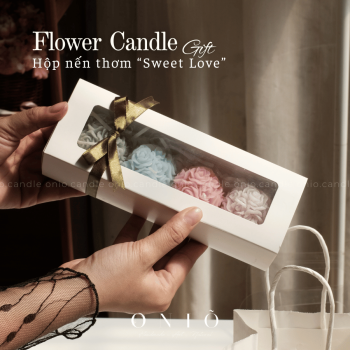 Hộp nến thơm “Sweet Love” (hương thơm dịu nhẹ) - ONIÕ