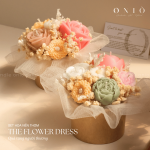 Set hoa nến thơm The Flower Dress (hương thơm dịu nhẹ) - ONIÕ