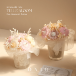 Set hoa nến thơm Tulle Bloom (hương thơm dịu nhẹ) - ONIÕ