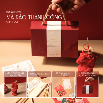 ONIÕ Set quà tặng MÃ ĐÁO THÀNH CÔNG - BST Tinh Hoa Tết Việt