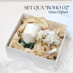 Set Quà Tặng Nến Thơm Cao Cấp BOHO COLLECTION (Hộp 20x18x8) - ONIÕ