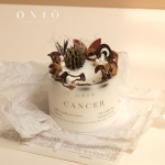 Nến trụ hoa lá ZODIAC COLLECTION 12 CUNG HOÀNG ĐẠO - ONIÕ