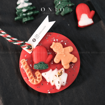 04 - Sáp tròn decor charm Xmas random (20g - 6cm)