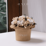 Hộp hoa nến Tulip Noel  (15x15x15cm)