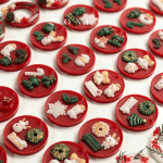 04 - Sáp tròn decor charm Xmas random (20g - 6cm)