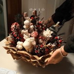 Hộp hoa nến ''Ký ức mùa đông'' (26x20x26cm)