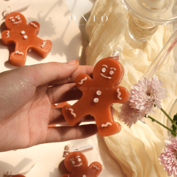 Gingerbread Man Candle - Nến bánh gừng (35g - 6,5x2x7cm)