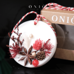 06 - Sáp tròn decor thảo mộc (30g - 7,5cm)