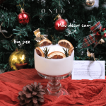 Herbal Pillar Candle - Nến trụ decor thảo mộc khô