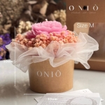 Hoa nến thơm 2 size S,M - Quà tặng sinh nhật, quà tặng tốt nghiệp - Bloom of love 06 - ONIÕ