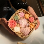Hoa nến thơm phối màu ngẫu nhiên, Quà tặng sinh nhật, quà tặng tốt nghiệp - Flora Box - ONIÕ