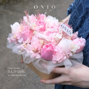 Hoa nến thơm bông tulip, Quà tặng sinh nhật, quà tặng tốt nghiệp - Tulip Blossom Candle - ONIÕ
